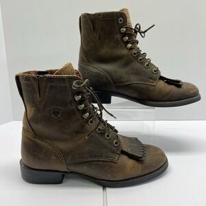 Ariat Brown Lace Up Boots